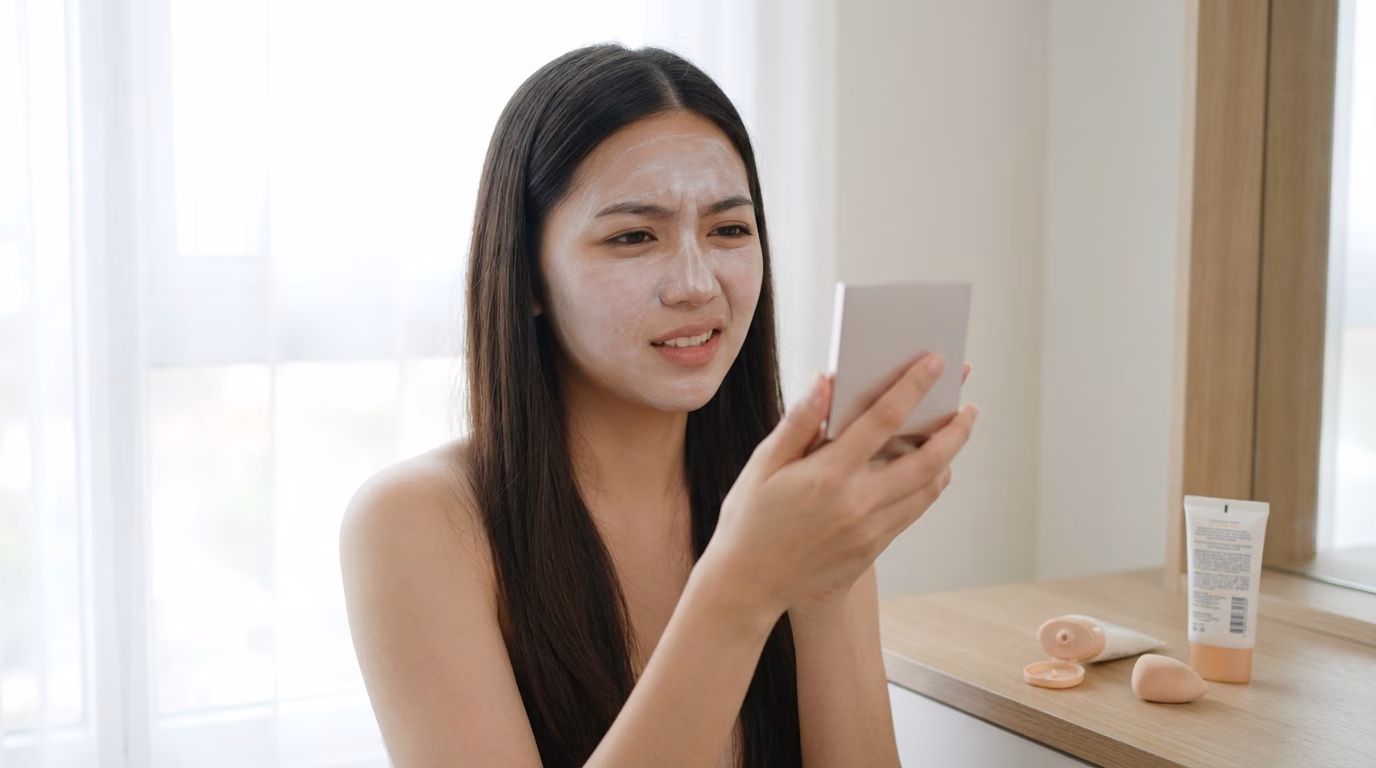 Apa yang Sebenarnya Menyebabkan Sunscreen White Cast